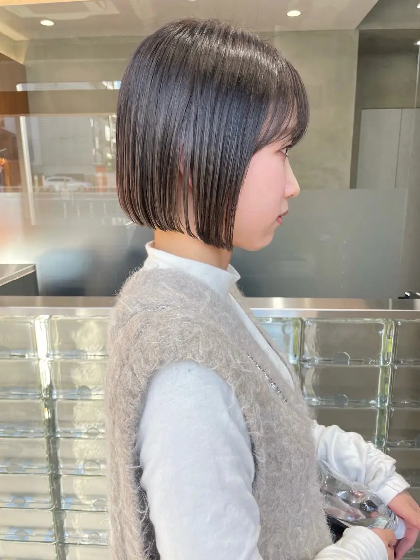 ショート カラー カット ヘアカラー 華 /ショート/ボブのヘアスタイル