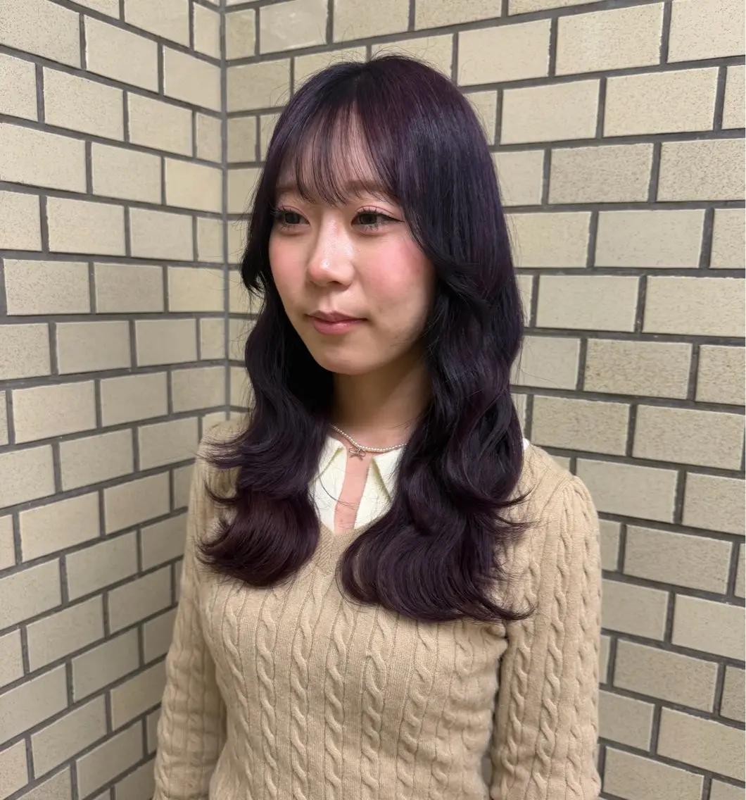 ロング カラー ヘアカラー ベージュ/透明感 color/rinのヘアスタイル