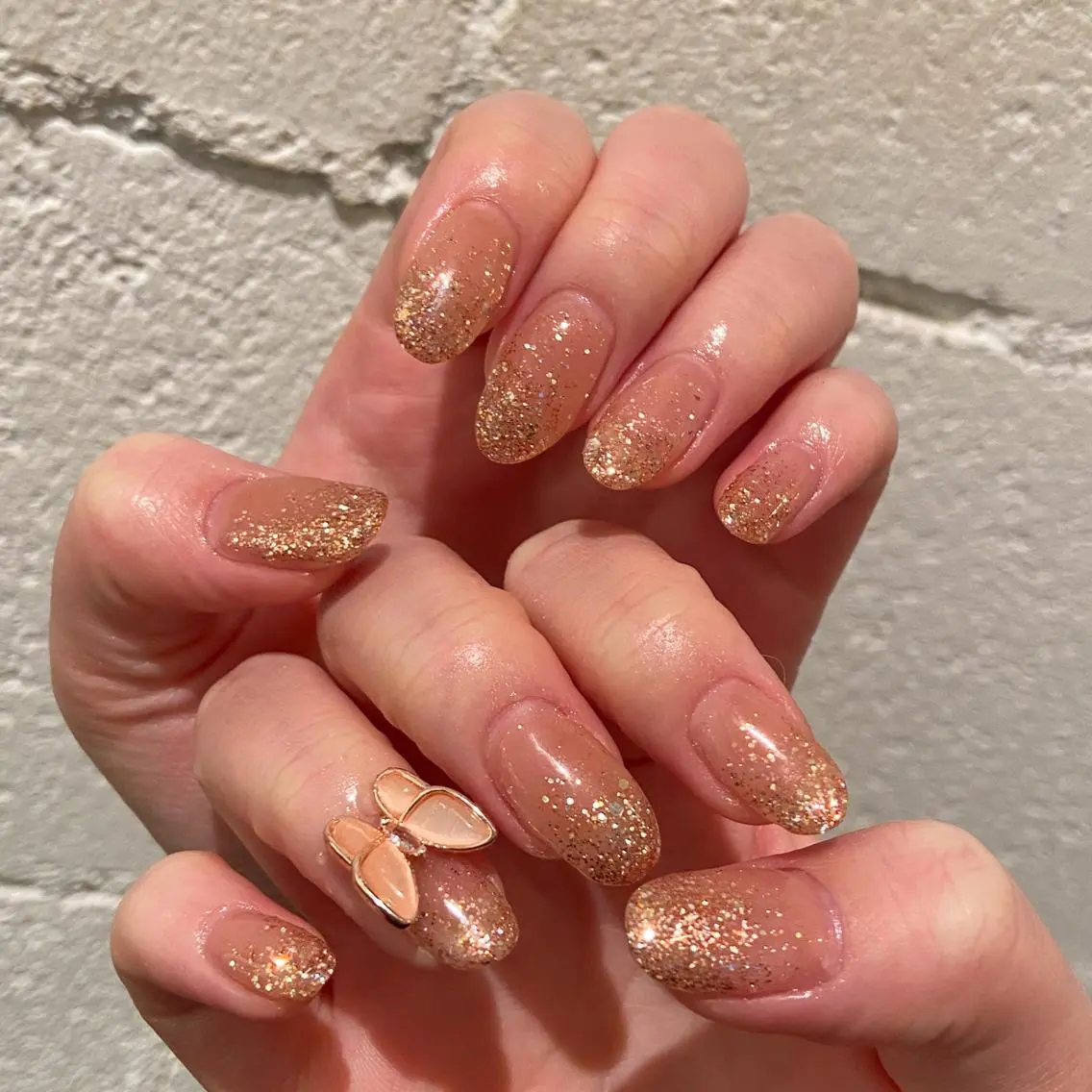 ネイル ラメ(グリッター) ラメグラデーション mimi nail✧︎*。のネイルデザイン