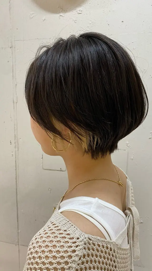 ショート くびれヘア ショートヘア レイヤー×髪質改善✨ 渋谷/佐藤侑哉のヘアスタイル