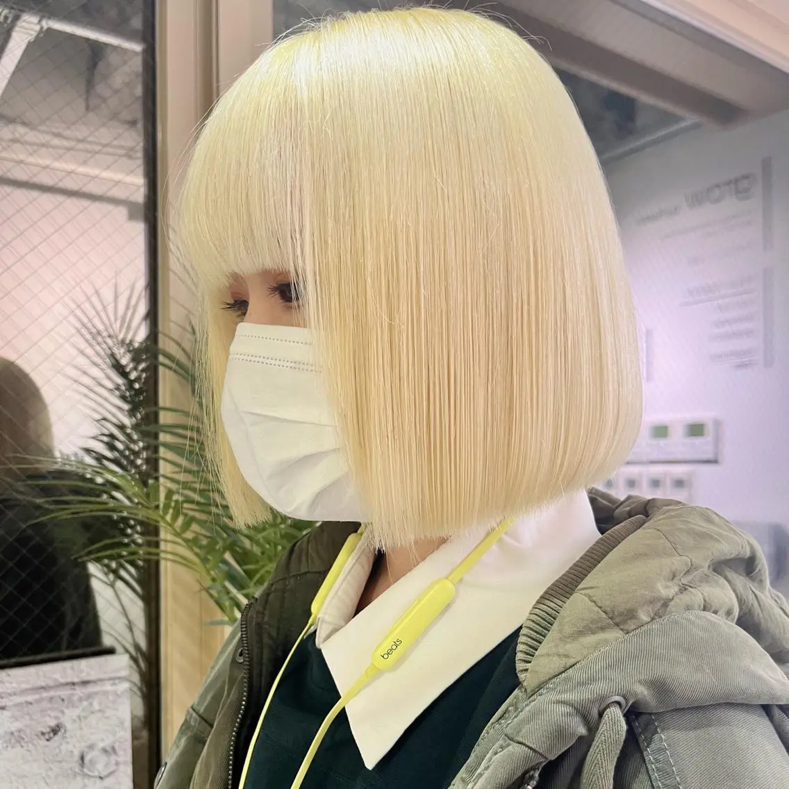 カラー レン🎨ハイトーン× エクステ🎨渋谷のヘアスタイル