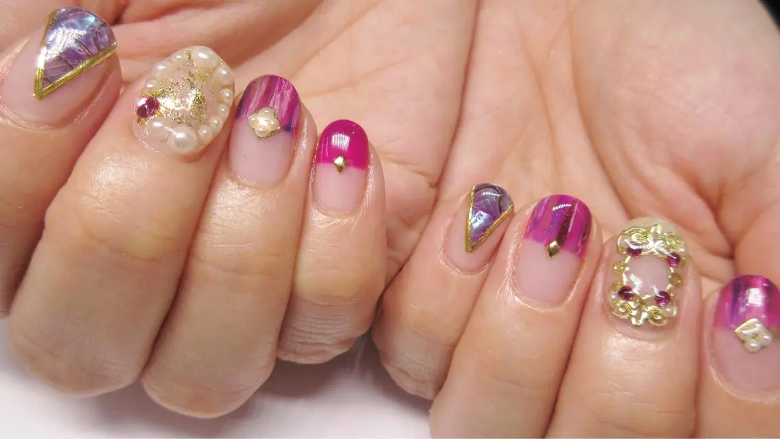ネイル ハンドネイル nail salon en familleのネイルデザイン