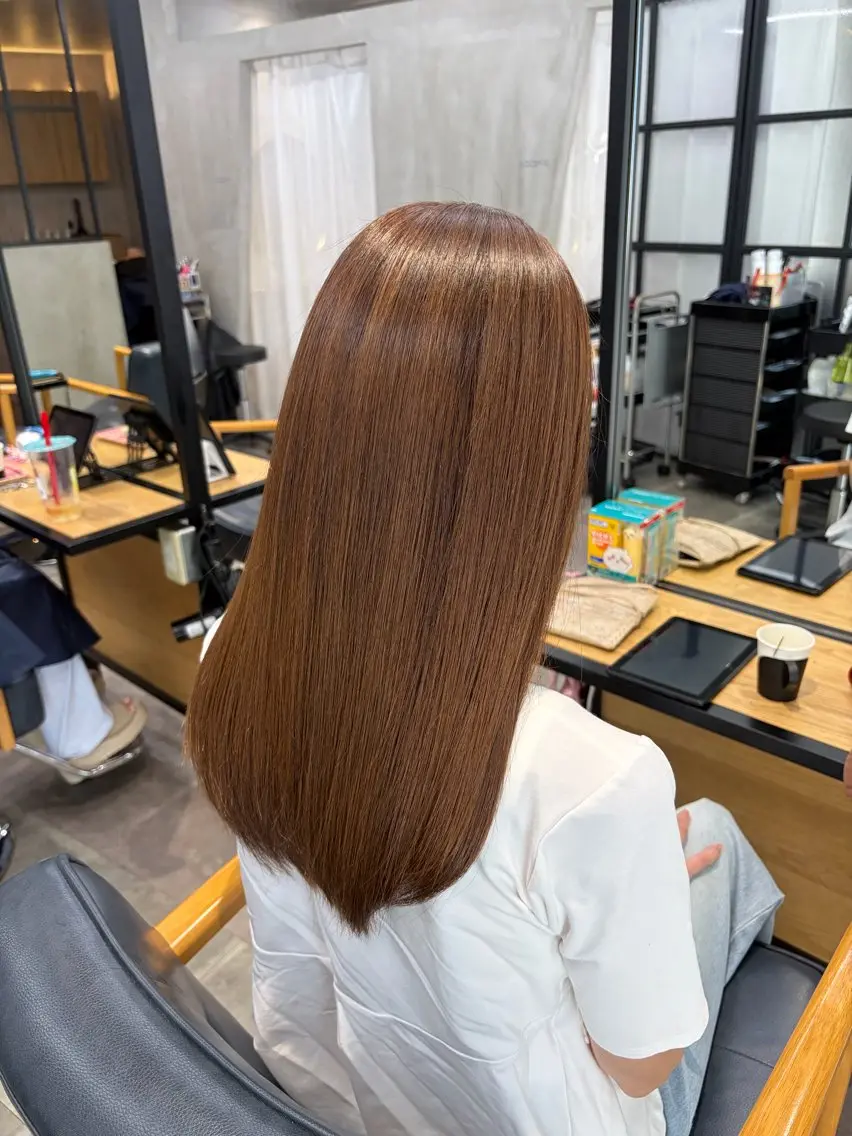 セミロング カット ヘアカラー アニメオタク美容師/ miharuのヘアスタイル