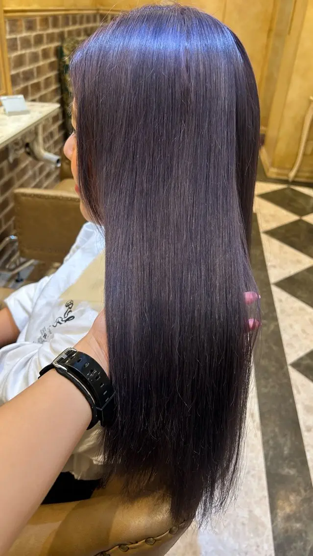 ロング カラー ゆう🫧 透明感/ハイトーンのヘアスタイル