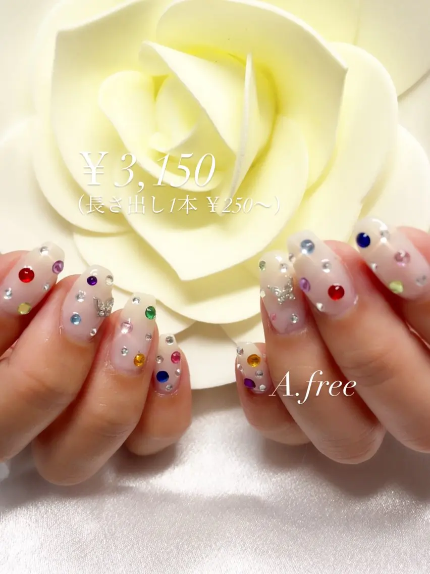 ネイル ジェルネイル A.free✧*｡ アレルギー対応✧*｡のネイルデザイン