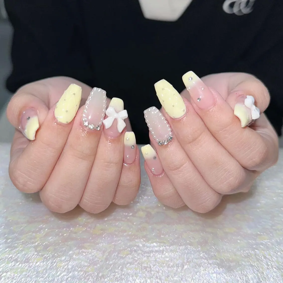 ネイル アートネイル 長さ出し ネイルチップ Queens 新宿本店のネイルデザイン