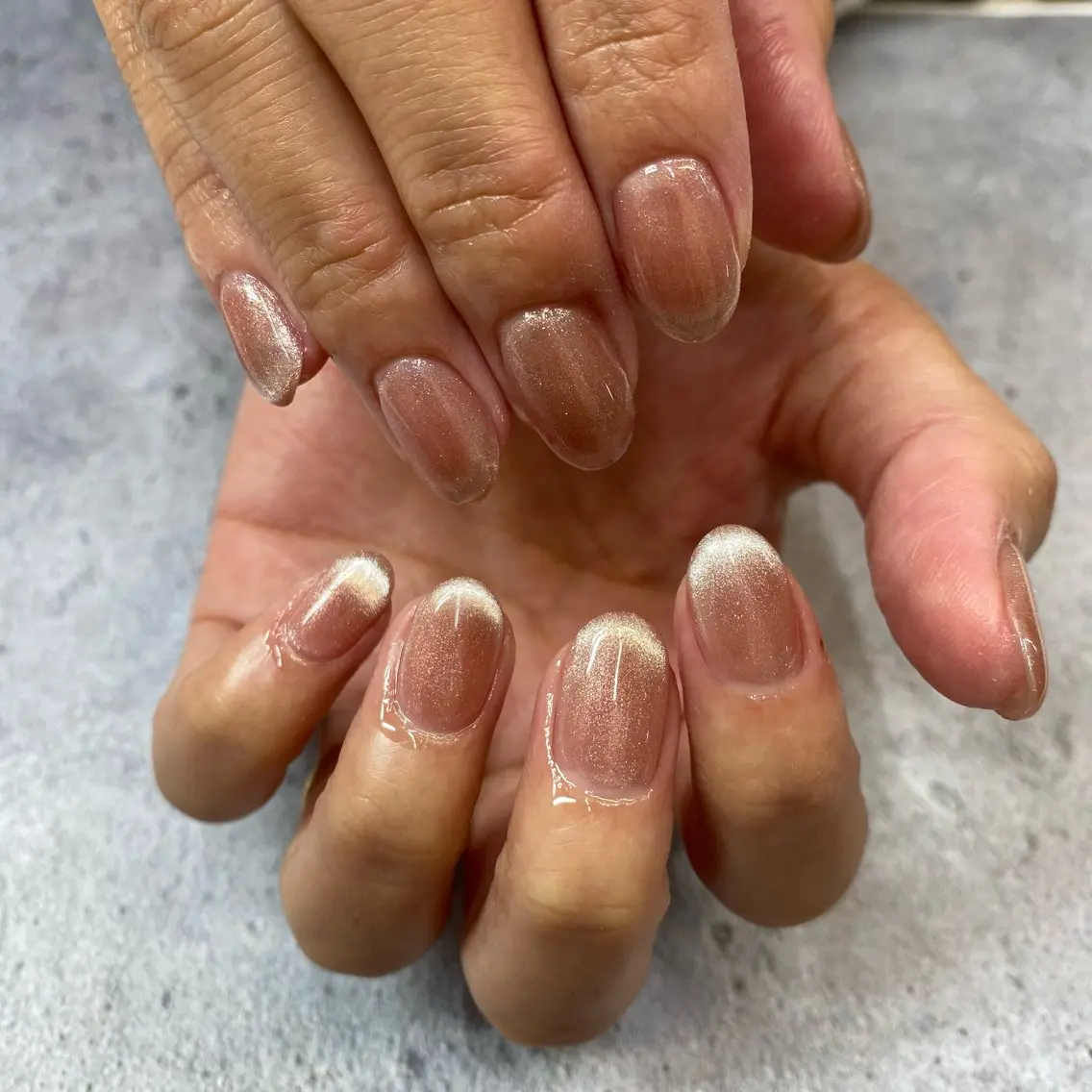 【限定ｸｰﾎﾟﾝ✨】オフなし⭐︎パラジェル使用♡ マグネットネイルの写真