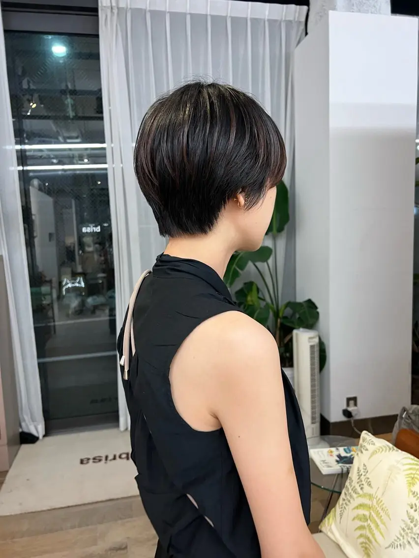 ショート ハンサムショート ショートヘア 田中 はるなのヘアスタイル