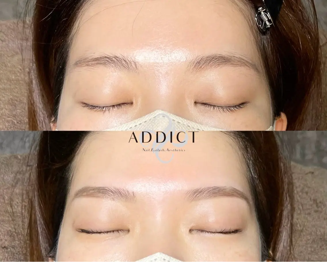 アイブロウ ワックス脱毛 ADDICT アディクトのネイルデザイン