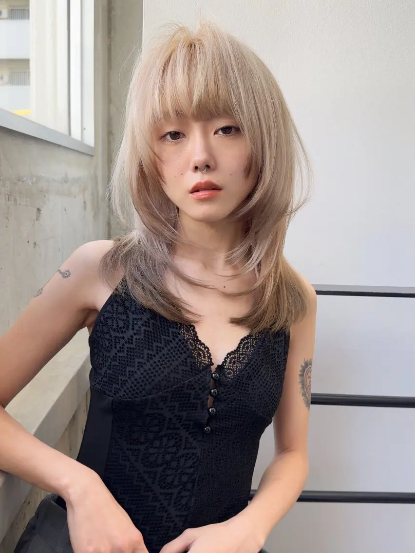 カラー ブリーチ ヘアカラー 艶カラー/ブリーチ✨ たいちのヘアスタイル