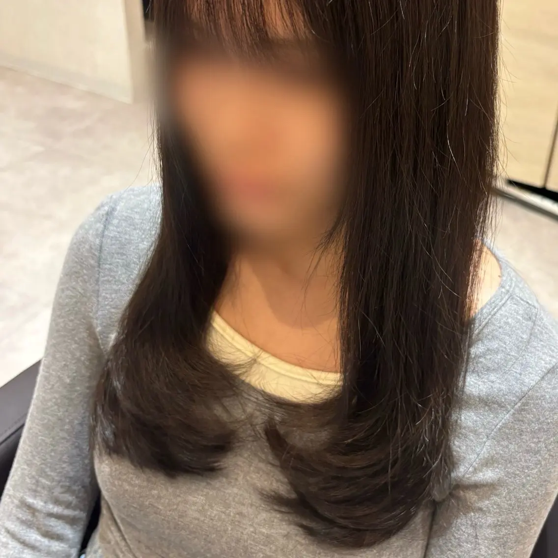 【練習モデル】朝限定☀️ミディアム​〜​ロングの方顔まわりレイヤーカット✂︎🫧の写真