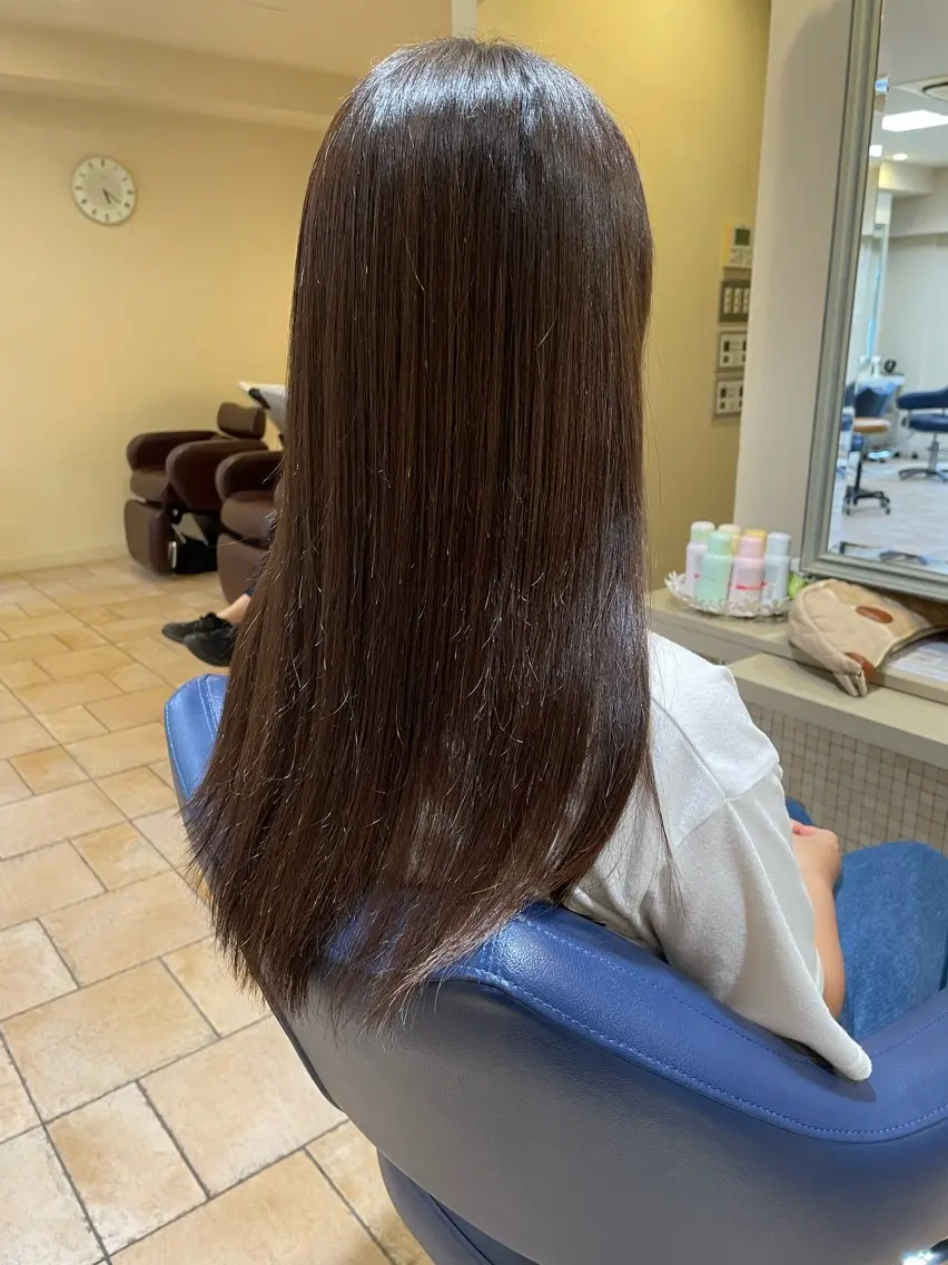 ロング しみず ちはるのヘアスタイル