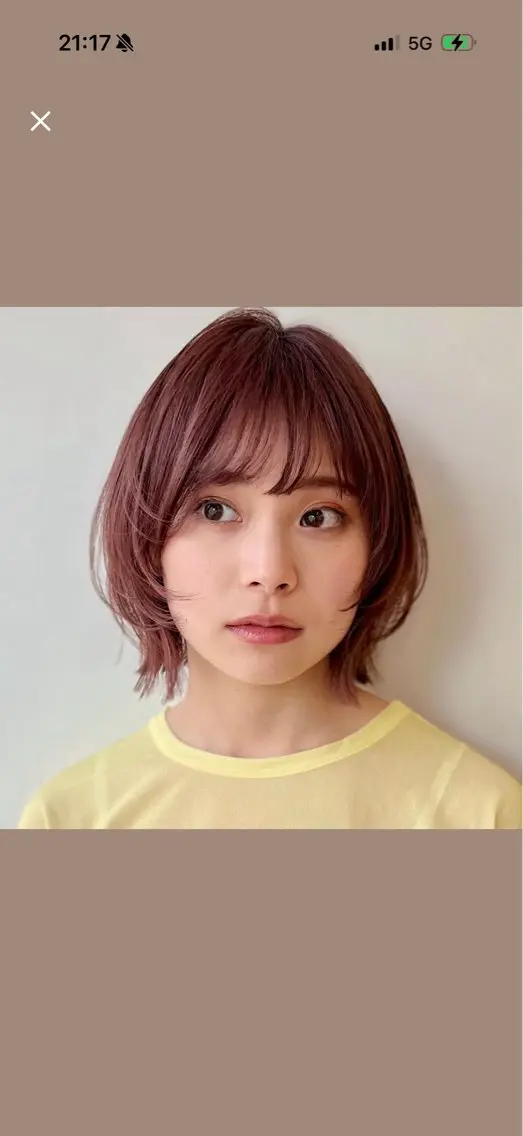 ショート カラー ボブレイヤー ブラウンカラー ピンクカラー ピンクブラウン ボブ カット ヘアカラー トリートメント 似合わせカット/ 髪質改善🌼MAKIのヘアスタイル