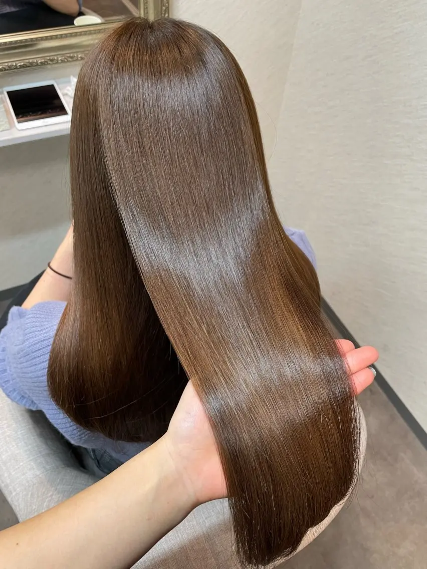 ロング トリートメント ヘッドスパ 髪質改善/縮毛矯正 アンナ🍊のヘアスタイル