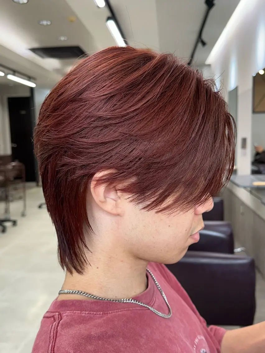 メンズ カット ヘアセット 岡部 琉斗のヘアスタイル
