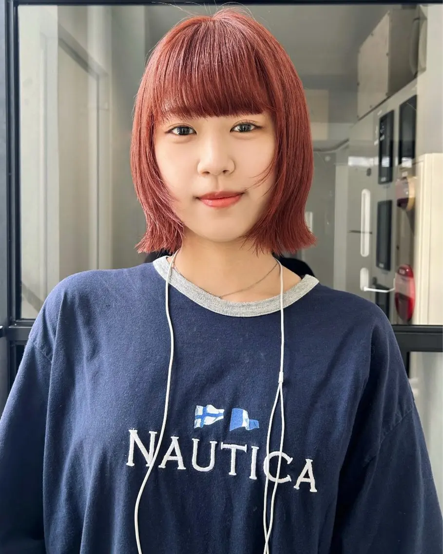 ショート カット ヘアカラー トリートメント 朱里/ 梅田美容室のヘアスタイル