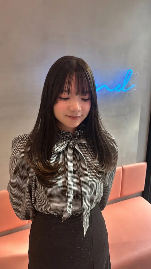 セミロング カット トリートメント 🦋韓国風レイヤー/ 艶髪矯正🦋凛太郎のヘアスタイル