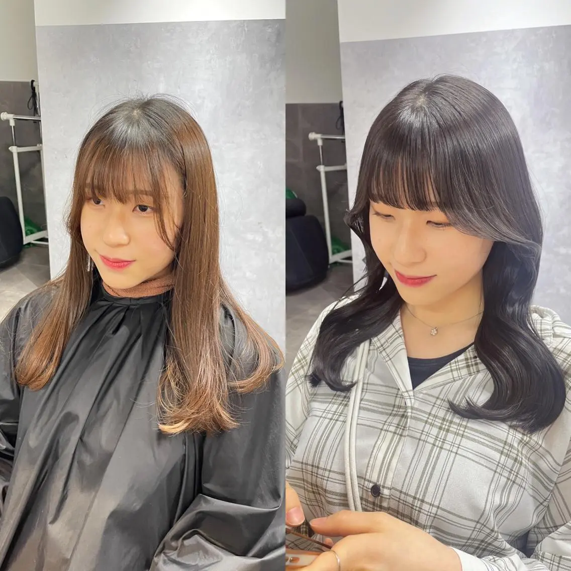 ロング カラー 透明感カラー🇰🇷 レイヤー✨桑原　研太のヘアスタイル