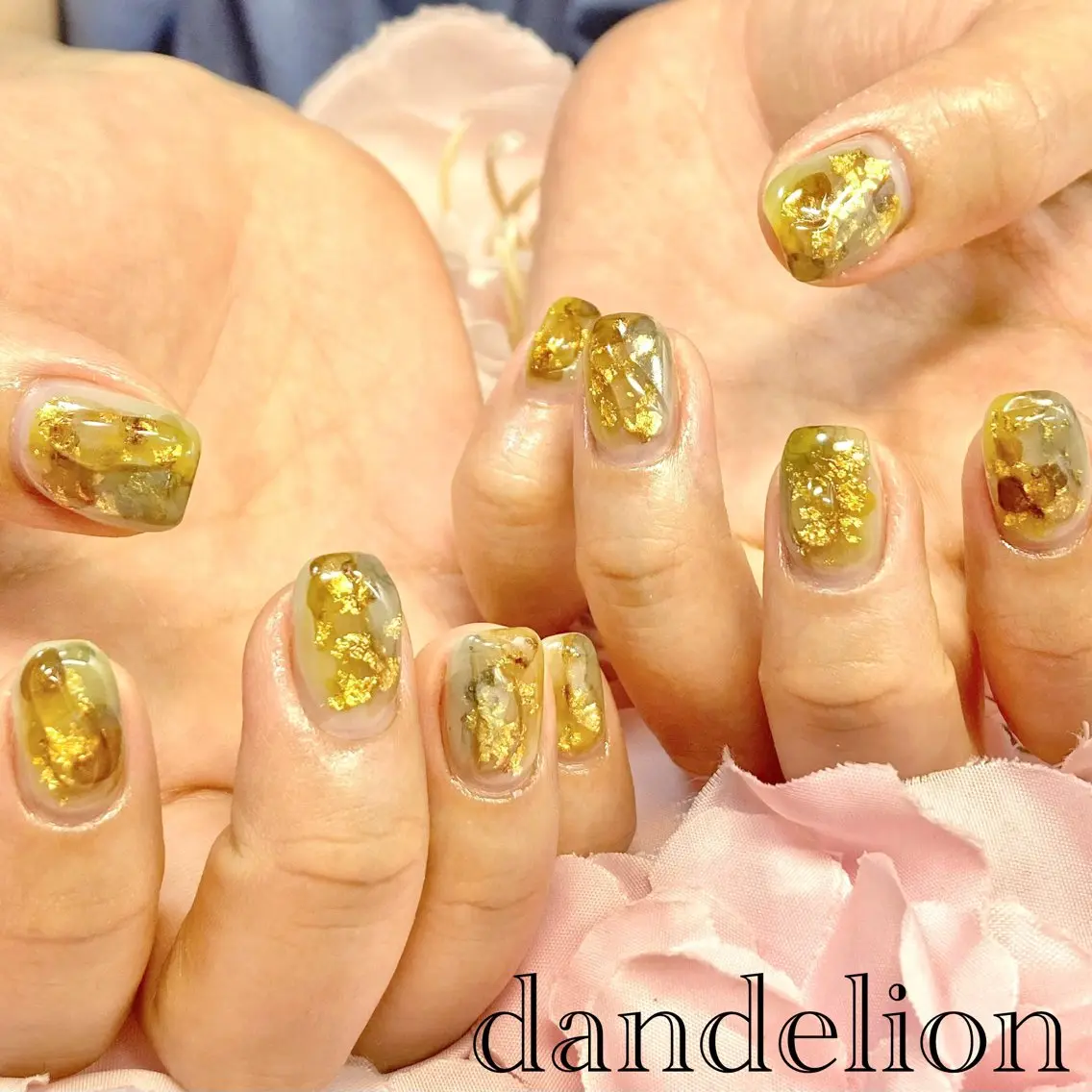 ネイル ハンドネイル ハンドケア dandelion ダンデライオンのネイルデザイン