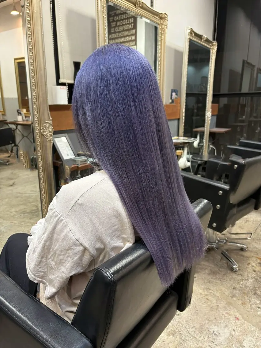 カラー ブリーチ ダブルカラー オレンジ 🖤西嶋　桃花🖤 エクステ/レイヤーのヘアスタイル
