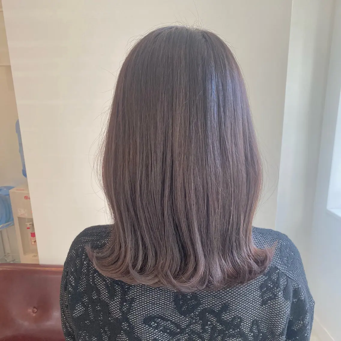 セミロング カット ヘアカラー トリートメント 吉原 みえのヘアスタイル