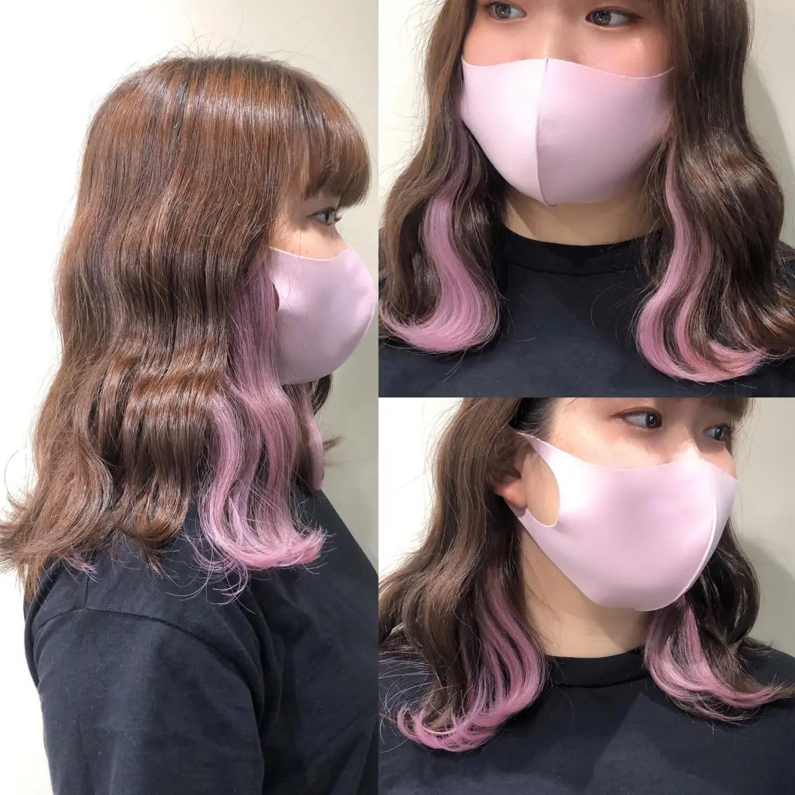 ミディアム シールエクステ エクステ 🦋美髪/エクステ 🦋アベイクミのヘアスタイル