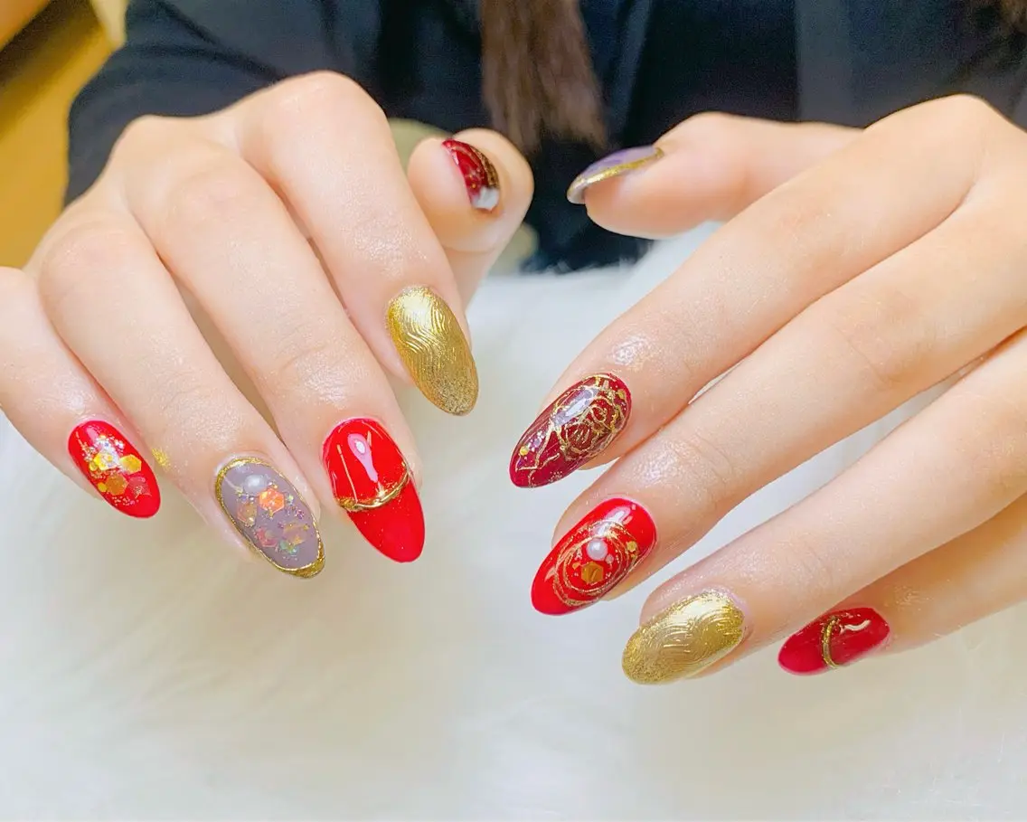 ネイル チークネイル 長さ出し フラッシュネイル フレンチネイル グラデーション ハンドネイル AN NAIL SALONのネイルデザイン