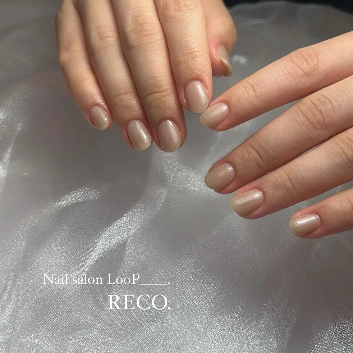 ネイル ワンカラーネイル ハンドネイル LooP - RECO-のネイルデザイン