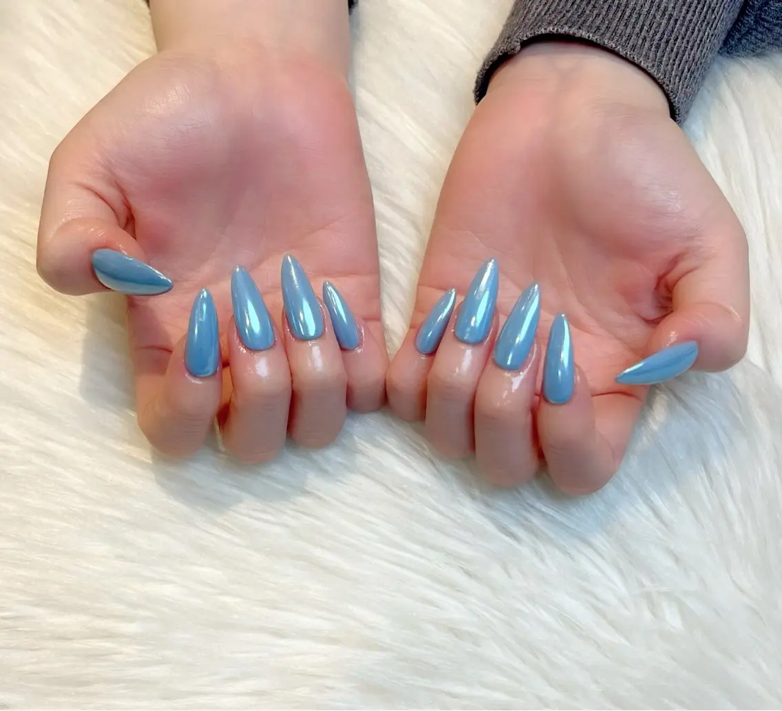 ネイル オーロラネイル Lino+ ネイル&よもぎ蒸しのネイルデザイン