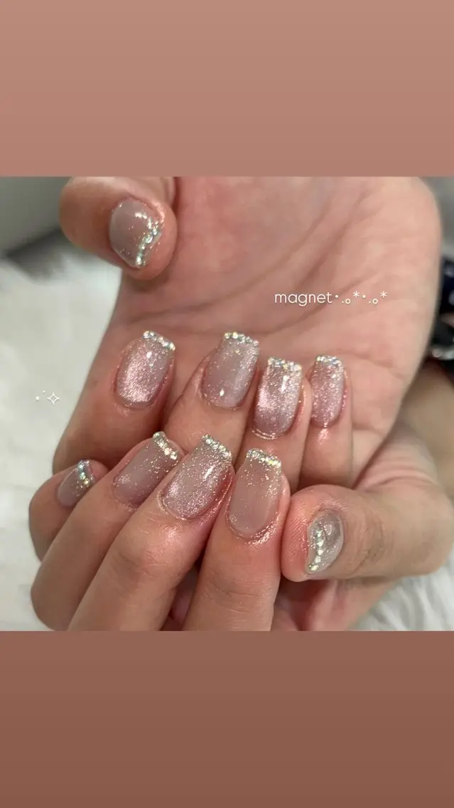 ネイル オーロラネイル マグネットネイル ハンドネイル LIAn.🎀 Munakataのネイルデザイン