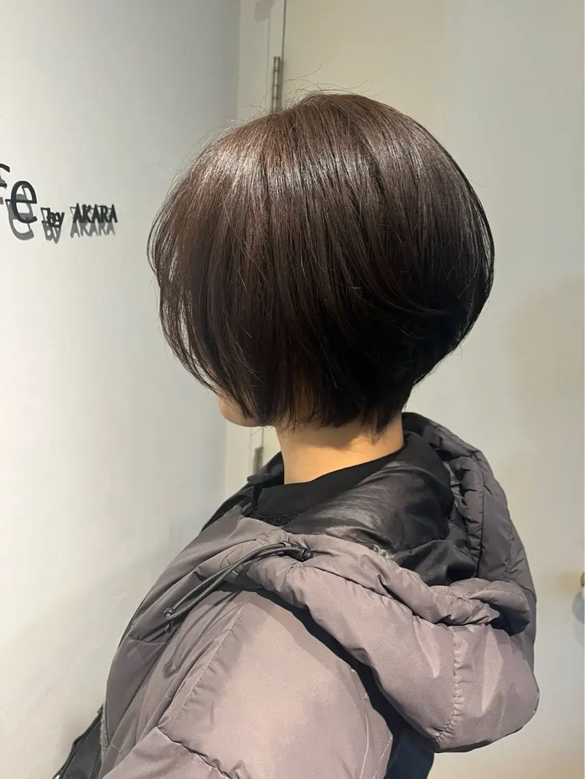 ショート 丸みショート ショートヘア trife美容師 KAZUMIのヘアスタイル
