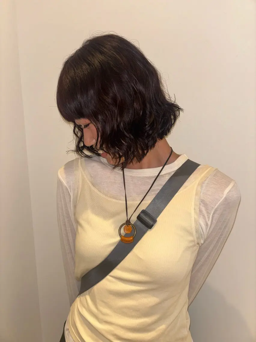 カラー ブラウンカラー ヘアカラー トリートメント 藤井 日向のヘアスタイル