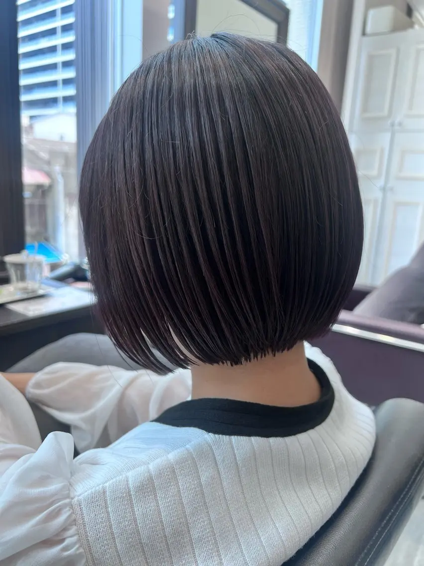 ショート カット ボブ/レイヤー/ 透明感カラー/月島のヘアスタイル