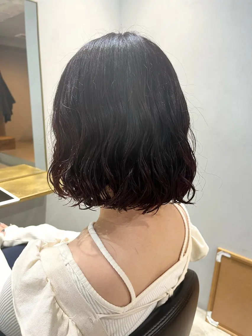 パーマ ボブ カット ヘアカラー パーマ 🎀持ちのいいパーマ 🎀mikihoのヘアスタイル