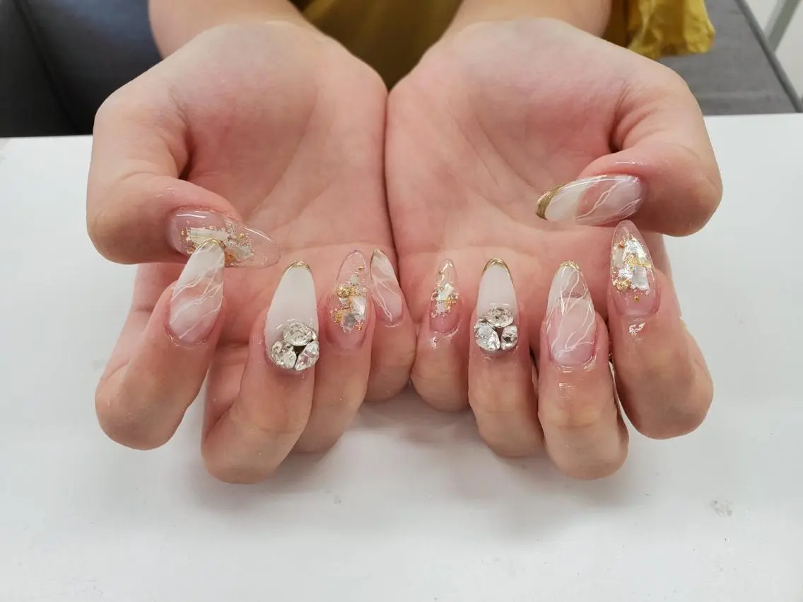 【長さだしジェル】オフあり◎アート4本¥9900の写真