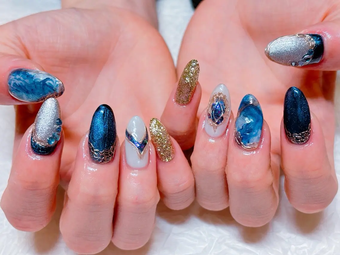 ネイル 持ち込み ハンドネイル ハンドケア ゆ か_Nails💫のネイルデザイン
