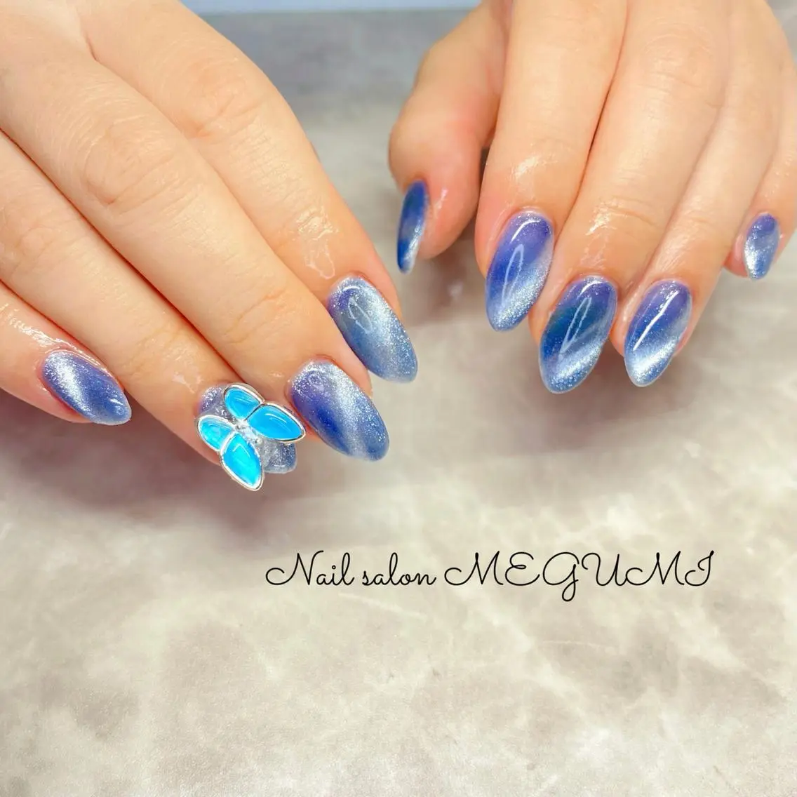 ネイル マグネットネイル マグネットワンカラー ワンカラーネイル Nail salon MEGUMIのネイルデザイン