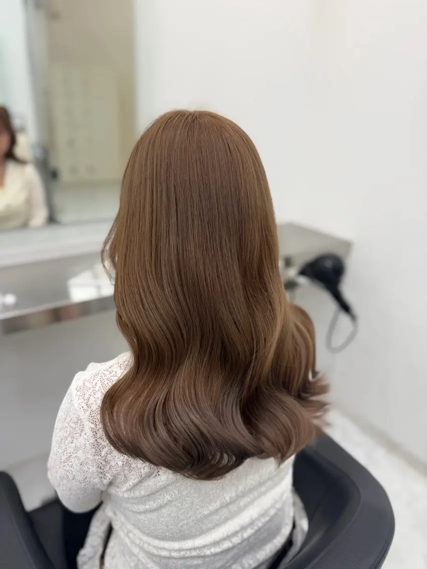 カラー ヘアカラー トリートメント 透明感カラー🎀艶髪 Anju/渋谷🎀のヘアスタイル