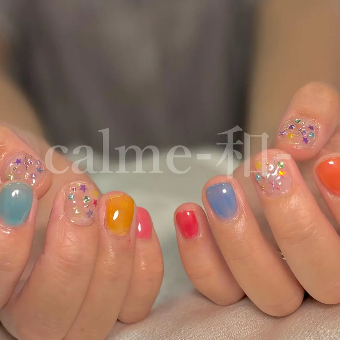 ネイル ハンドネイル calme-和- 753のネイルデザイン