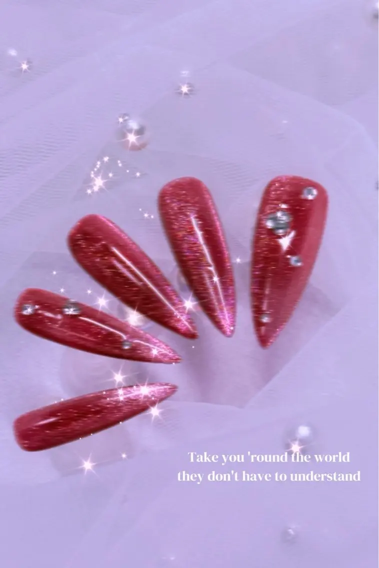 ネイル マグネットネイル マグネットワンカラー ワンカラーネイル ストーンネイル EARTH - Nail -のネイルデザイン