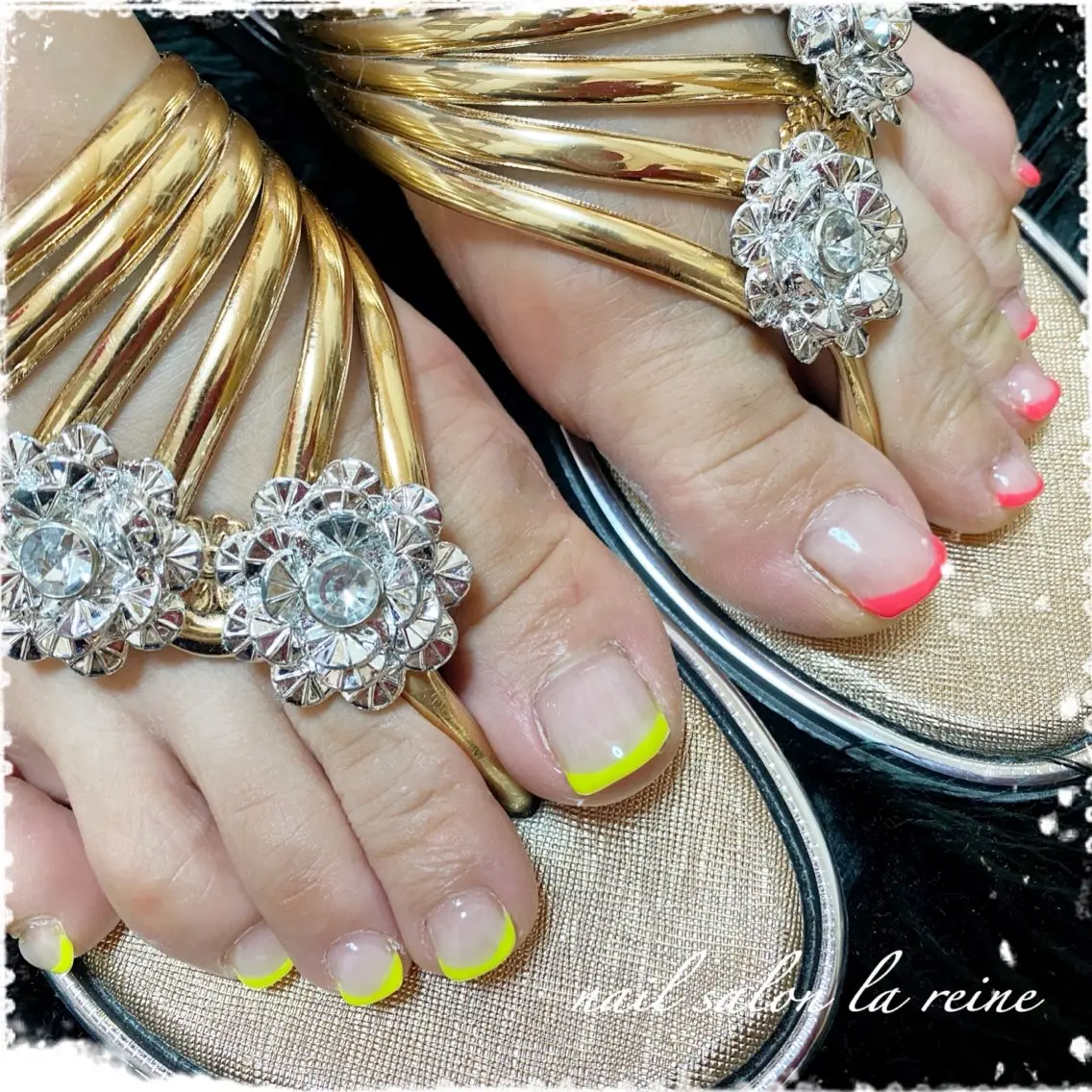 ネイル フレンチネイル nail salon la reineのネイルデザイン