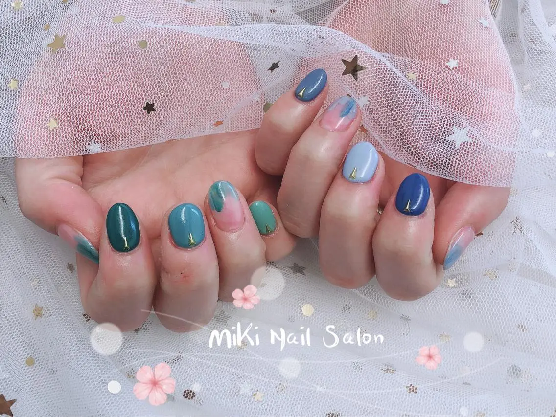 ネイル MiKi Nai池袋 長さだし得意のネイルデザイン