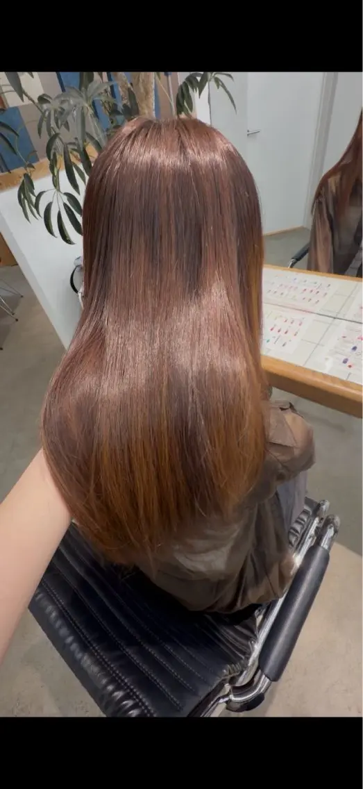 ロング 髪質改善 縮毛矯正 かすみ/名駅徒歩5分 /メンズカットのヘアスタイル
