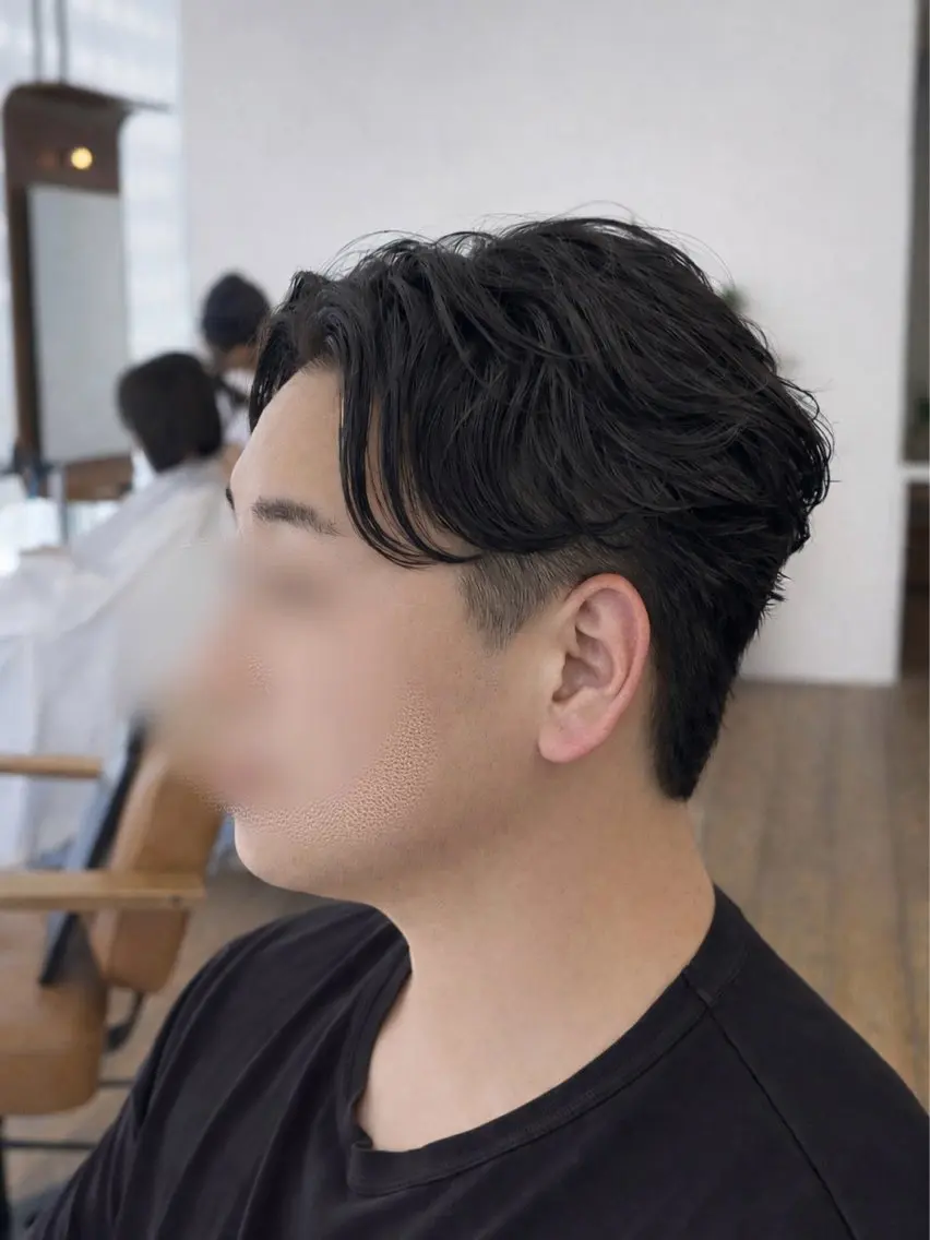 ショート パーマ メンズ ビジネス フェザーパーマ メンズパーマ カット パーマ Koki/ メンズヘア特化のヘアスタイル