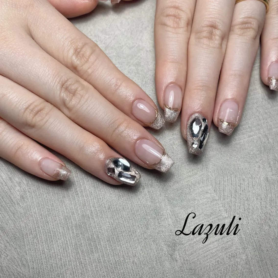 ネイル マグネットネイル ハンドネイル Lazuli 💎のネイルデザイン