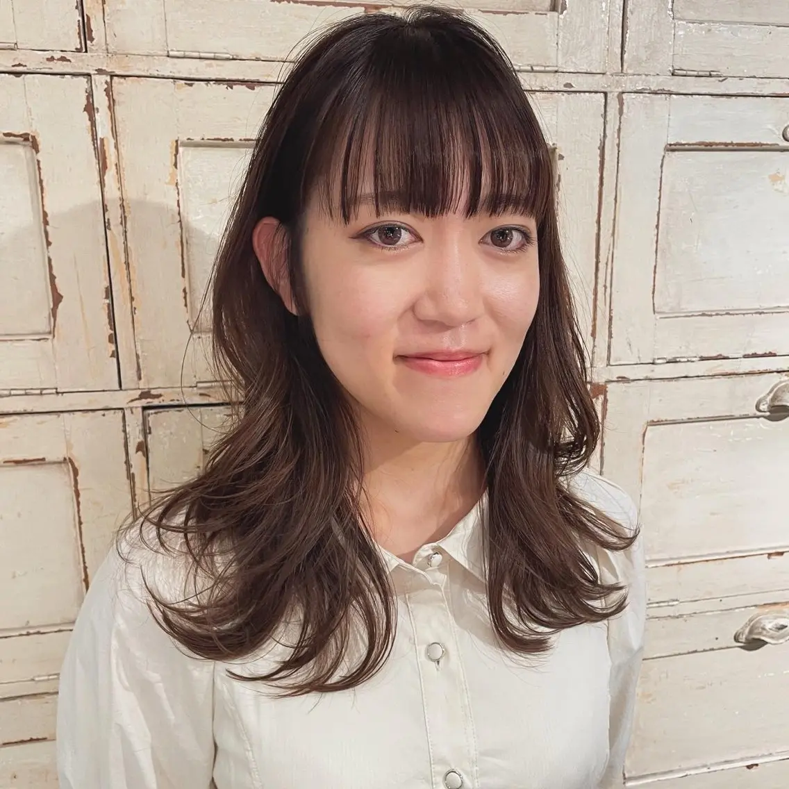 セミロング カラー RorriM natsuのヘアスタイル