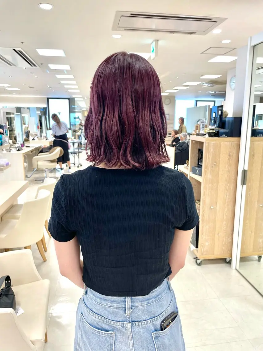 ミディアム カラー ヘアアレンジ 🍒KIKUCHI KANAE🍒のヘアスタイル