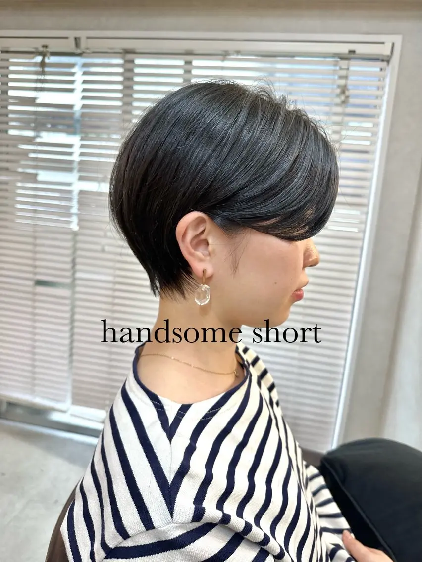 ショート カラー ハンサムショート ショートヘア カット ヘアカラー トリートメント 🍃ショートヘア🍃 北林春樹のヘアスタイル