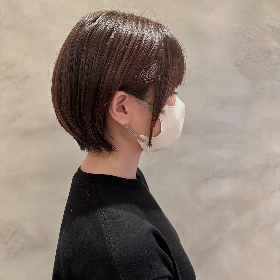 ショート カラー ショートボブ 丸みショート ボブ ショートヘア カット ヘアカラー YU-KI 🐈‍⬛のヘアスタイル