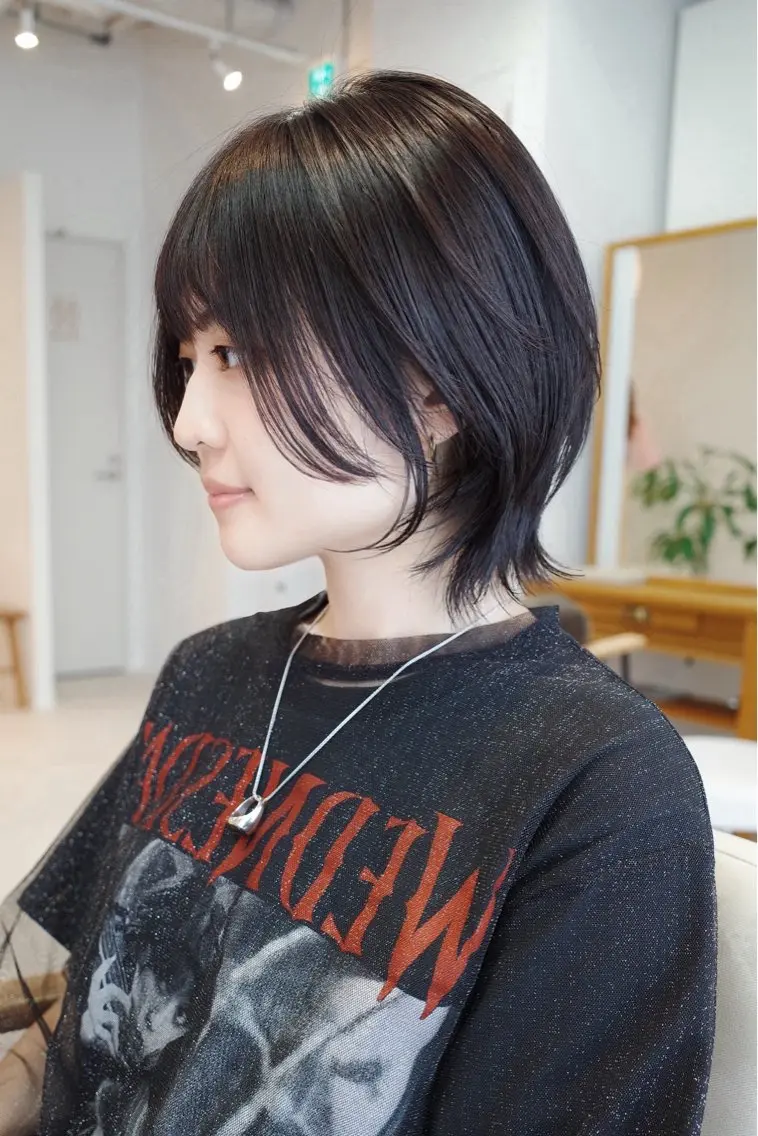 ショート ショートヘア ウルフカット ショートボブ💫 垢抜けヘア✨西田拓馬のヘアスタイル